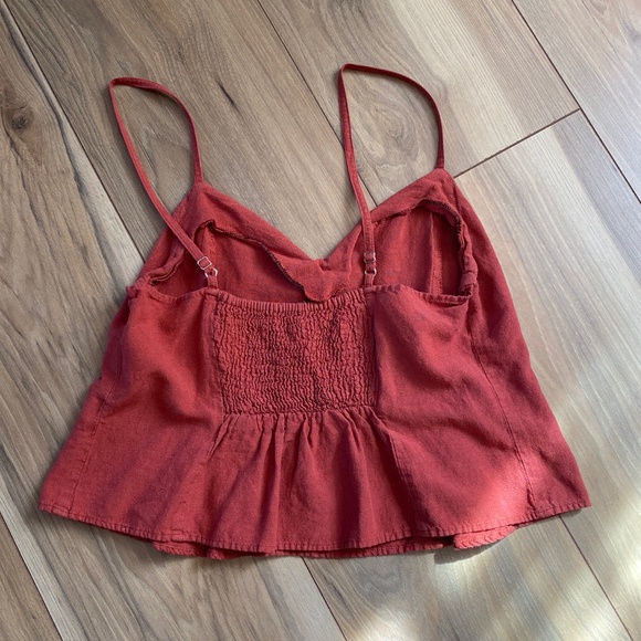 Sim & Sam Red Crop Top - Picture 2 of 2